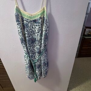 Flying Tomato Cream and Blue Dress